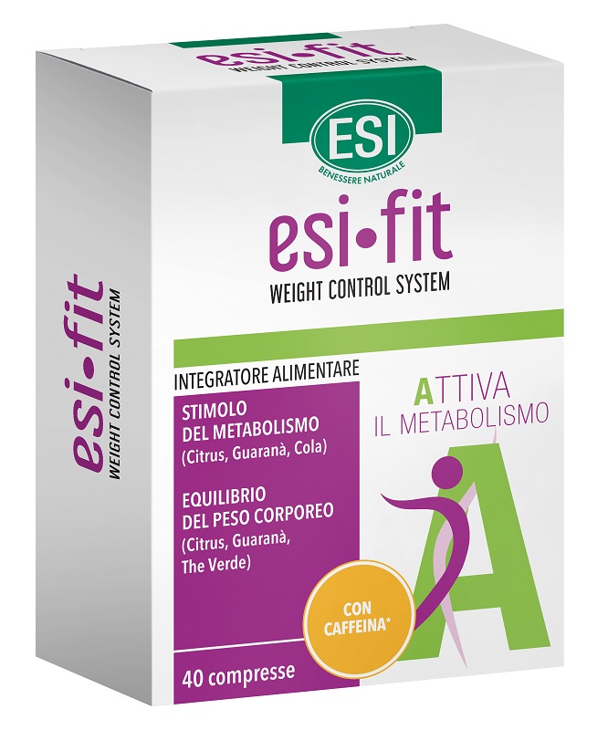 ESI FIT ATTIVA CON CAFFEINA 40 COMPRESSE - Parafarmacia Mostacciano