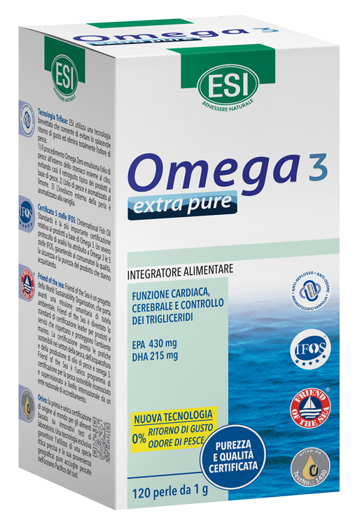 ESI OMEGA 3 EXTRA PURE 120 PERLE - Parafarmacia Mostacciano