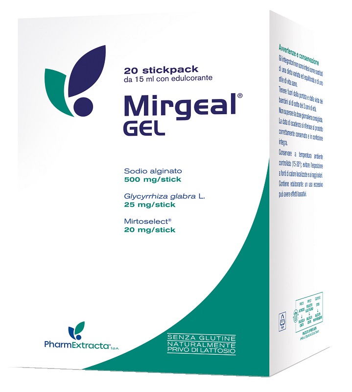 MIRGEAL GEL 20 STICKPACK - Parafarmacia Mostacciano