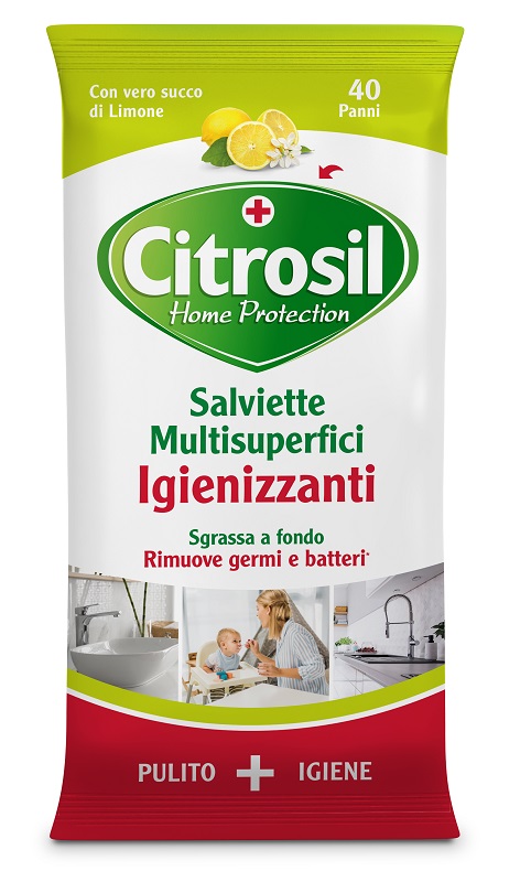 CITROSIL SALVIETTE IGIENIZZANTI LIMONE 40 PEZZI - Parafarmacia Mostacciano