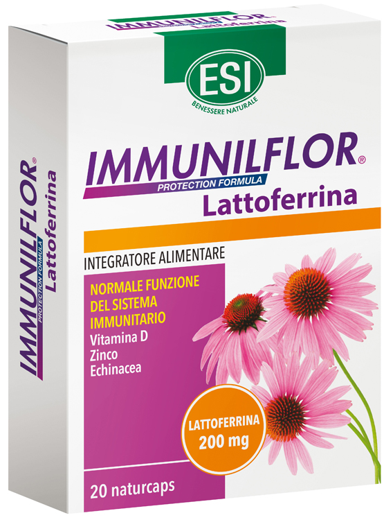 ESI IMMUNILFLOR LATTOFERRINA 20 NATURCAPS - Parafarmacia Mostacciano