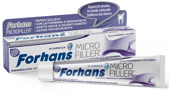FORHANS DENTIFRICIO MICROFILLER PROTEZIONE SMALTO 75 ML - Parafarmacia Mostacciano