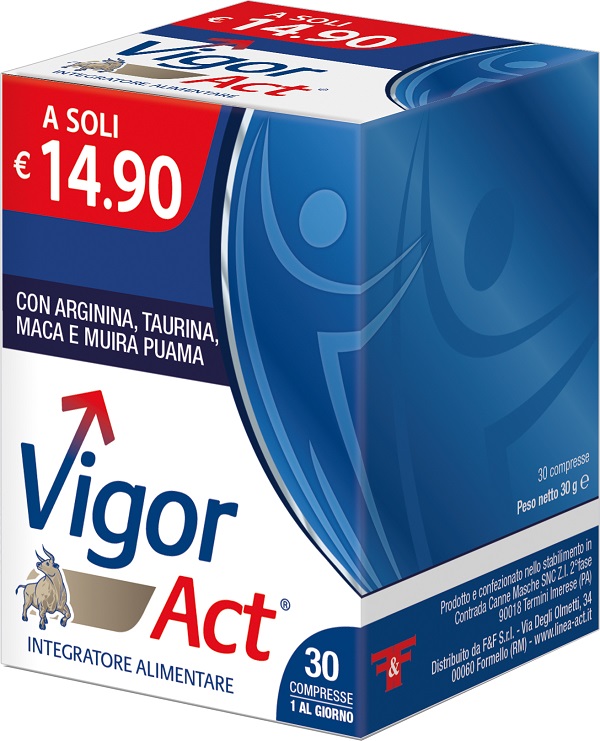 VIGOR ACT 30 COMPRESSE - Parafarmacia Mostacciano