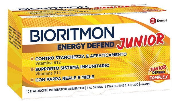 BIORITMON ENERGY DEFEND JUNIOR 10 FLACONCINI 10 ML - Parafarmacia Mostacciano