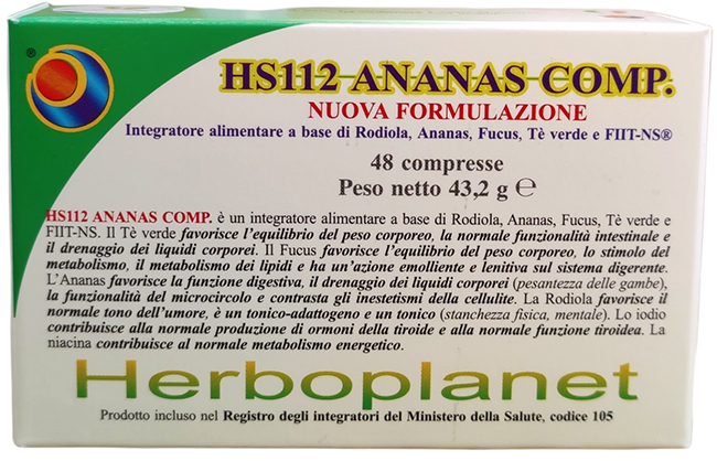 HS112 ANANAS COMP 48 COMPRESSE - Parafarmacia Mostacciano