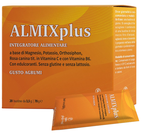 ALMIX PLUS 20 STICK PACK GUSTO AGRUMI - Parafarmacia Mostacciano