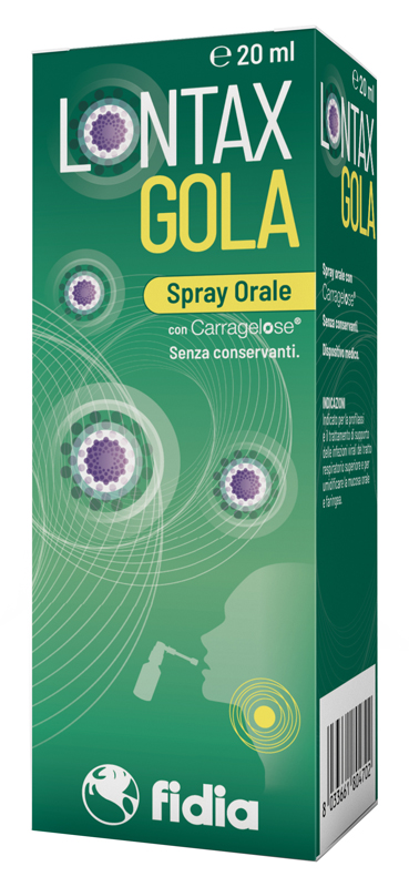 LONTAX GOLA SPRAY ORALE 20 ML - Parafarmacia Mostacciano