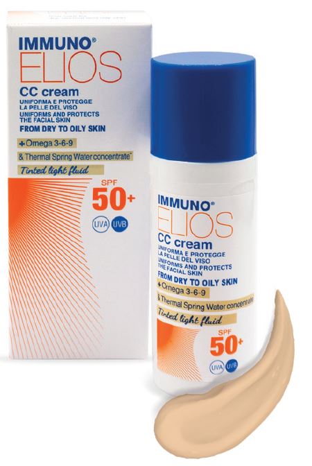 IMMUNO ELIOS CC CREAM SPF50+ TINTED LIGHT 40 ML - Parafarmacia Mostacciano