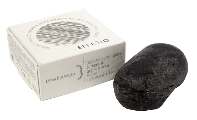 EFFEBIO DOCCIASCHIUMA SOLIDO CARBONE E ARGILLA BIANCA 75 G - Parafarmacia Mostacciano