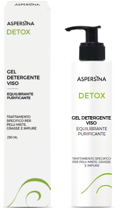 ASPERSINA DETOX GEL DETERGENTE VISO 250 ML - Parafarmacia Mostacciano