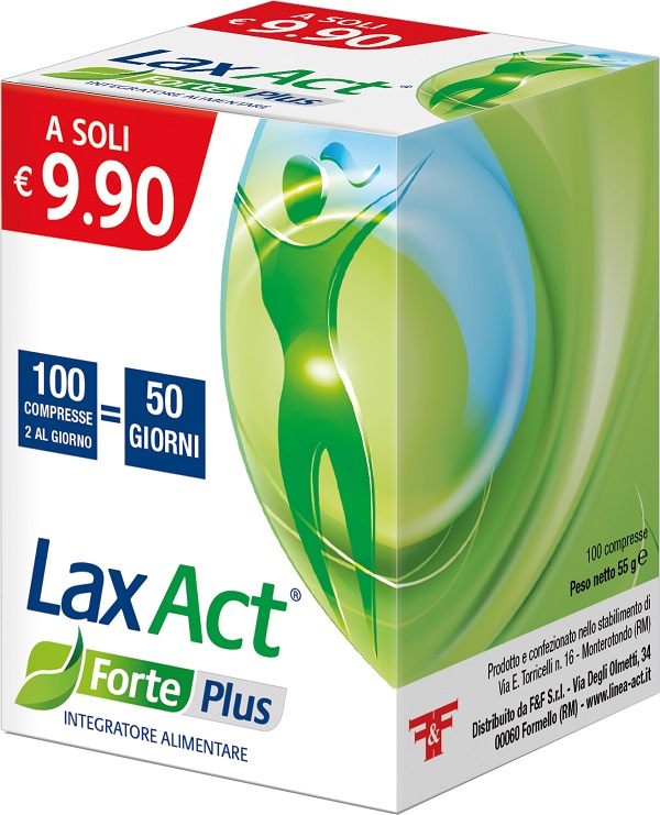 LAX ACT FORTE PLUS 100 COMPRESSE - Parafarmacia Mostacciano