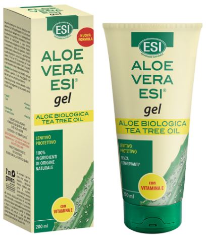 ESI ALOE VERA GEL VITAMINA E + TEA TREE 200 ML - Parafarmacia Mostacciano