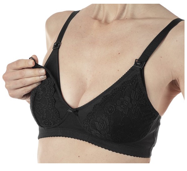 MAMMY REGGISENO COTONE ALLATTAMENTO BLACK 4C - Parafarmacia Mostacciano