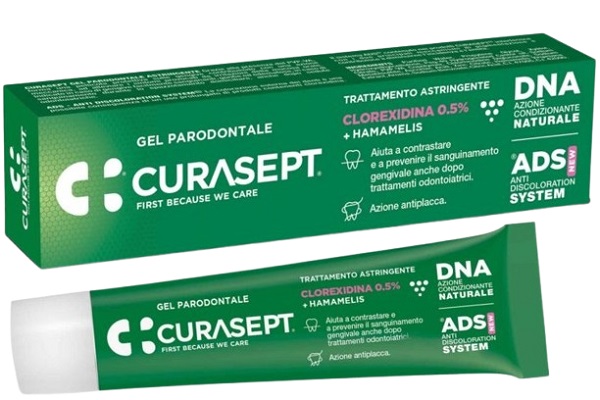 CURASEPT GEL PARODONTALE ADS DNA TRATTAMENTO ASTRINGENTE 30 ML - Parafarmacia Mostacciano