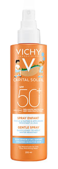 CAPITAL SOLEIL SPRAY KID WATER RESIST 50+ 200 ML - Parafarmacia Mostacciano