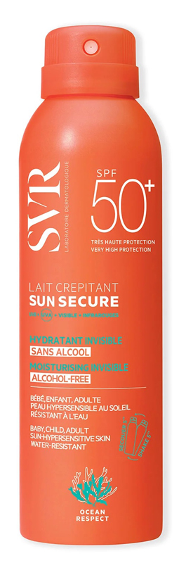 SUN SECURE LAIT CREPITANT SPF50+ 200 ML - Parafarmacia Mostacciano