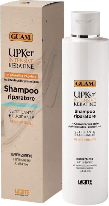 GUAM UPKER INTENSIVE KERATINE SHAMPOO RIPARATORE 200 ML - Parafarmacia Mostacciano
