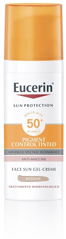 EUCERIN SUN PIGMENT CONTROL TINTED SPF50+ MEDIUM 50 ML - Parafarmacia Mostacciano