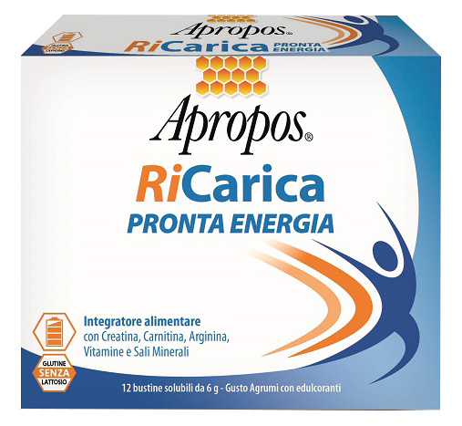 APROPOS RICARICA PRONTA ENERGIA 12 BUSTINE 6 G - Parafarmacia Mostacciano