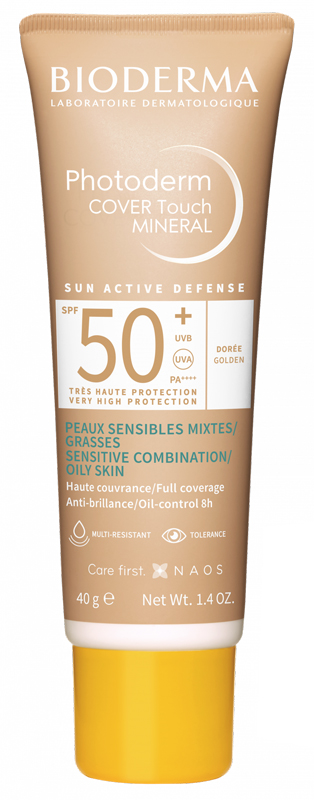 PHOTODERM MINERAL COVER TOUCH DORE SPF50+ 40 ML - Parafarmacia Mostacciano