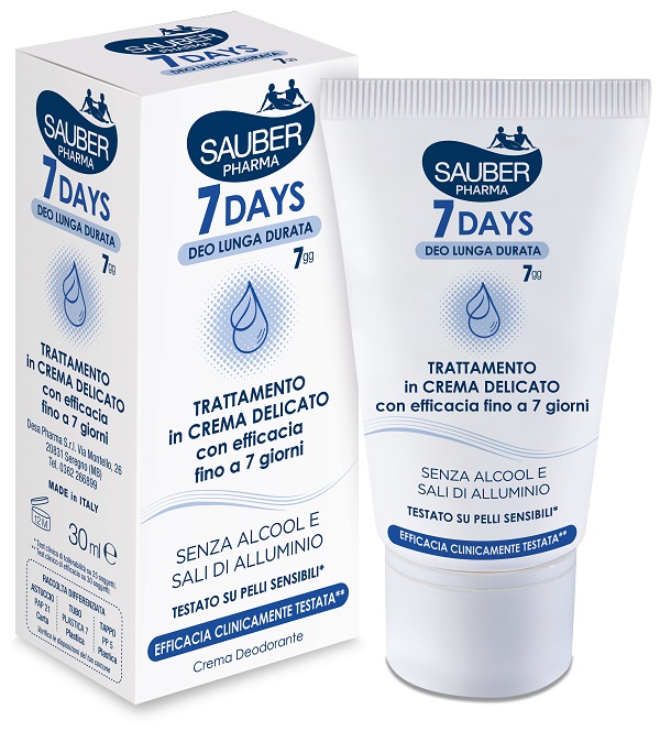 SAUBER 7DAYS CREMA 7 GIORNI 30 ML - Parafarmacia Mostacciano