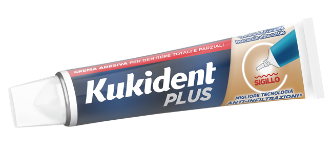 KUKIDENT PLUS SIGILLO ANTI INFILTRAZIONI CREMA ADEISVA DENTIERE 40 G - Parafarmacia Mostacciano