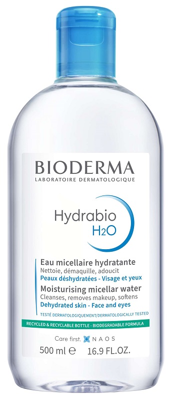 HYDRABIO H2O SOLUZIONE MICELLARE STRUCCANTE IDRATANTE 500 ML - Parafarmacia Mostacciano