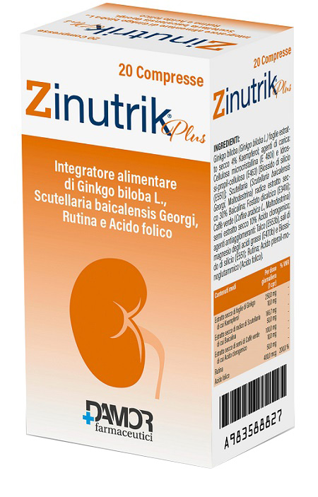 ZINUTRIK PLUS 20 COMPRESSE - Parafarmacia Mostacciano