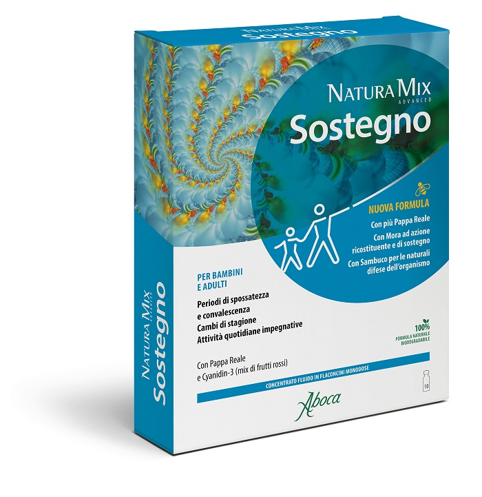 NATURA MIX ADVANCED SOSTEGNO 10 FLACONCINI DA 15 ML - Parafarmacia Mostacciano