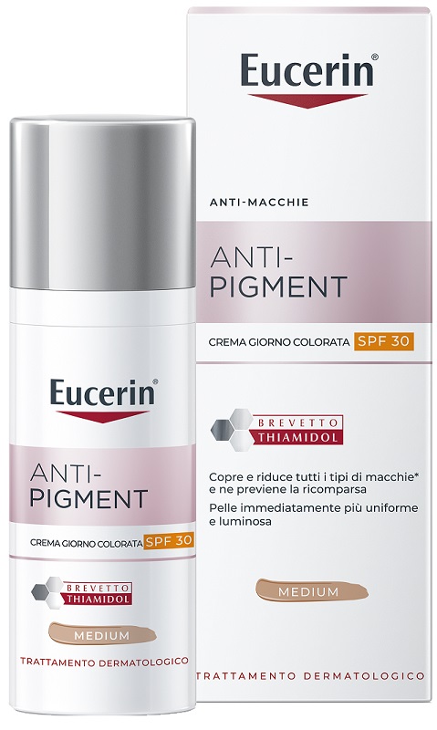 EUCERIN ANTI-PIGMENT GIORNO SPF30 COLORATO MEDIUM 50 ML - Parafarmacia Mostacciano