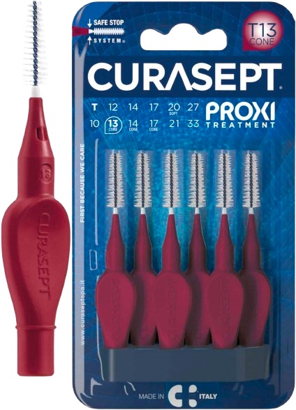 CURASEPT PROXI T13 CONE BORDEAUX 6 PEZZI - Parafarmacia Mostacciano