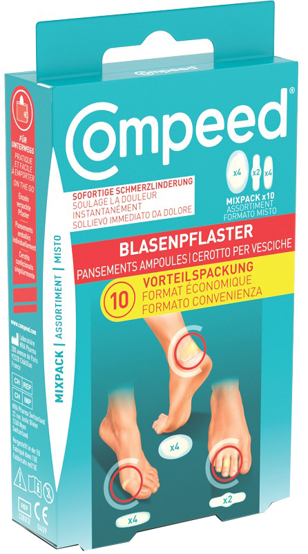 CEROTTI COMPEED PER VESCICHE MISTO BOX 10 PEZZI - Parafarmacia Mostacciano
