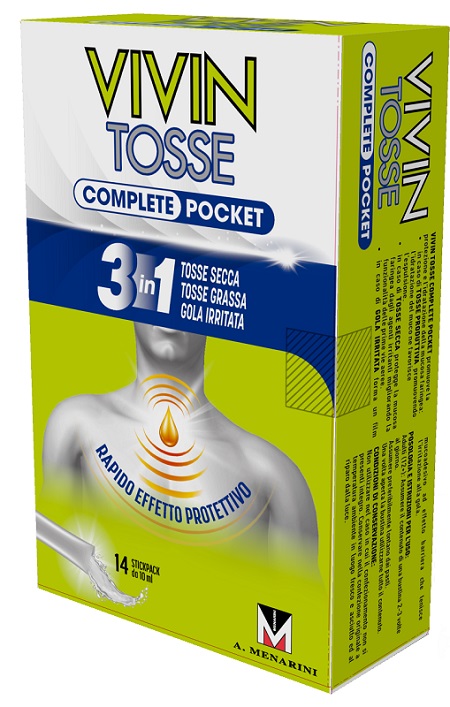 VIVIN TOSSE POCKET 14 STICK PACK SCIROPPO 10 ML - Parafarmacia Mostacciano