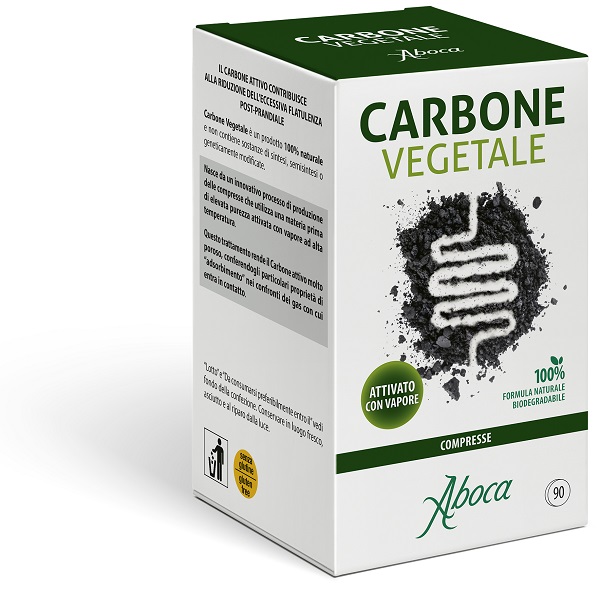 CARBONE VEGETALE 90 COMPRESSE - Parafarmacia Mostacciano