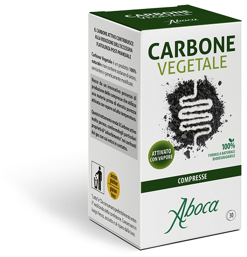 CARBONE VEGETALE 30 COMPRESSE - Parafarmacia Mostacciano