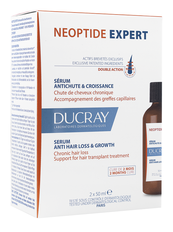 DUCRAY NEOPTIDE EXPERT SIERO ANTICADUTA 2 PEZZI DA 50 ML - Parafarmacia Mostacciano