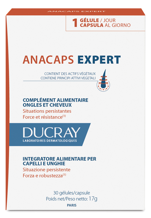 DUCRAY ANACAPS EXPERT CAPELLI E UNGHIE 30 CAPSULE - Parafarmacia Mostacciano