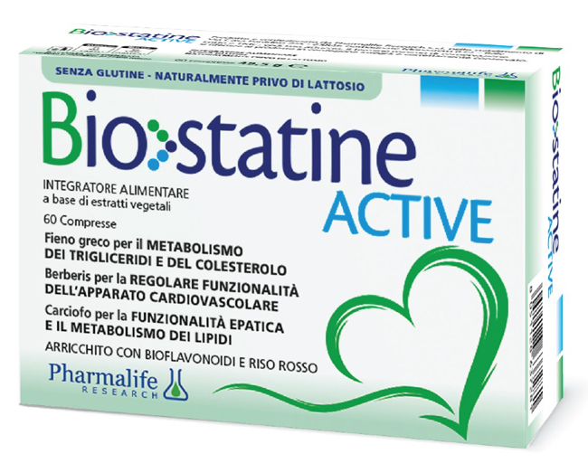 BIOSTATINE ACTIVE 60 COMPRESSE - Parafarmacia Mostacciano