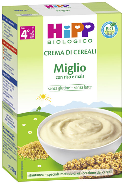 HIPP BIO CREMA CEREALI MIGLIO 200 G - Parafarmacia Mostacciano