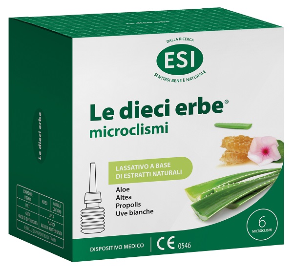 ESI LE DIECI ERBE MICROCLISMI 6 PEZZI - Parafarmacia Mostacciano