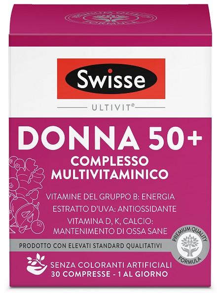 SWISSE MULTIVITAMINICO DONNA 50+ 30 COMPRESSE - Parafarmacia Mostacciano