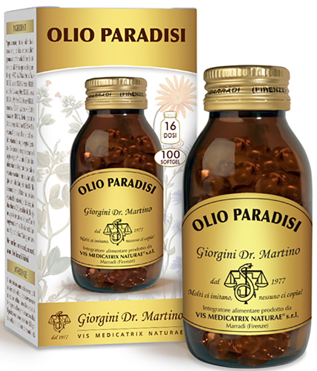 OLIO PARADISI 100 SOFTGEL - Parafarmacia Mostacciano