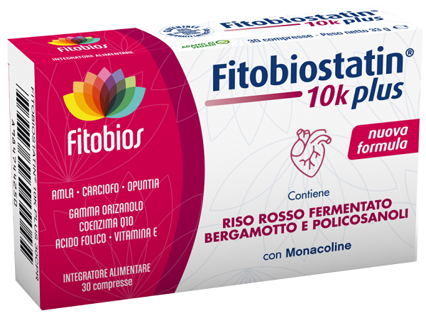 FITOBIOSTATIN 10K PLUS 30 COMPRESSE - Parafarmacia Mostacciano