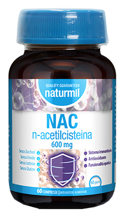 NATURMIL NAC N-ACETILCISTEINA 600 MG 60 COMPRESSE - Parafarmacia Mostacciano