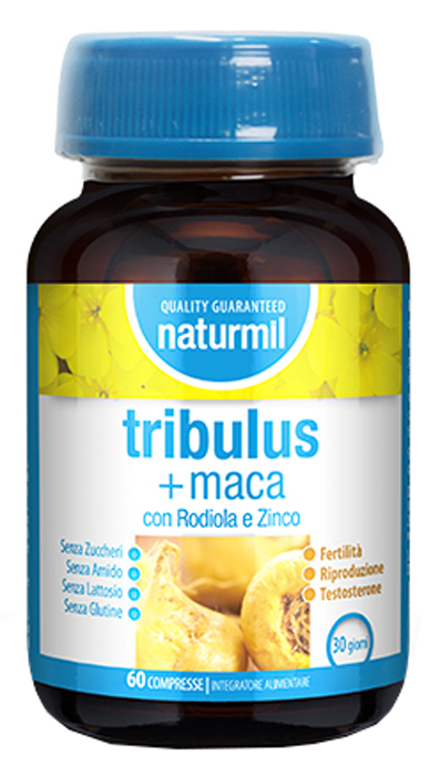 NATURMIL TRIBULUS+MACA 60 COMPRESSE - Parafarmacia Mostacciano
