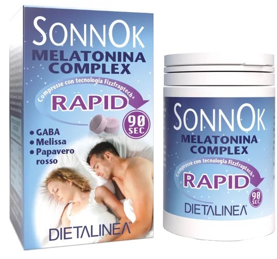 DIETALINEA SONNOK MELATONINA RAPID 60 COMPRESSE - Parafarmacia Mostacciano