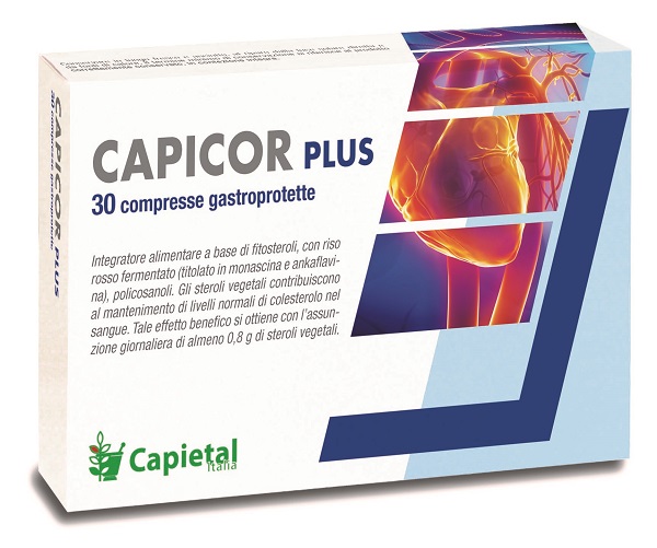CAPICOR PLUS 30 COMPRESSE GASTROPROTETTE - Parafarmacia Mostacciano