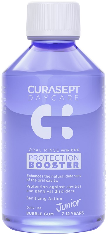CURASEPT DAYCARE COLLUTORIO PROTECTION BOOSTER JUNIOR 250 ML - Parafarmacia Mostacciano