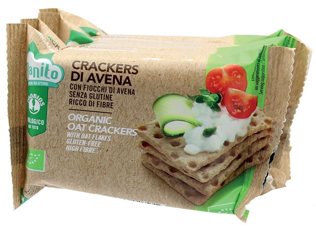 PROBIOS BIO CRACKERS AVENA CON FIOCCHI DI AVENA 4 X 35 G - Parafarmacia Mostacciano