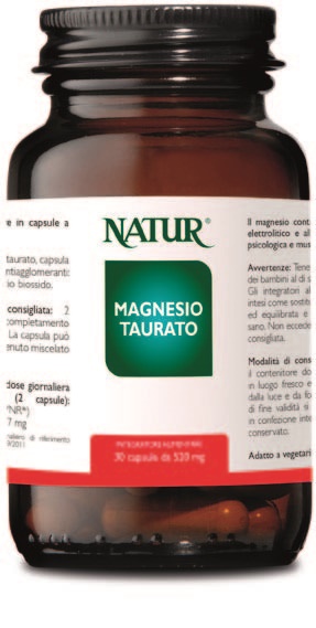 MAGNESIO TAURATO 30 CAPSULE - Parafarmacia Mostacciano